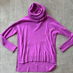 Diane Von Furstenberg cashmere cowl neck tunic sweater